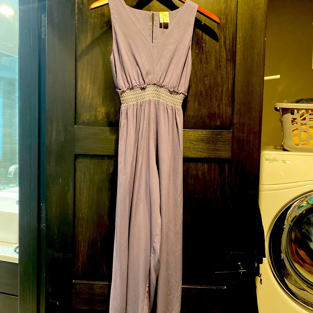 Gray romper in extra small and capri